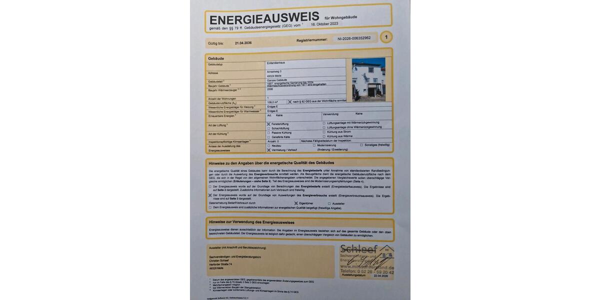 Reihenhaus Melle - 4 Zimmer, 90 m&sup2;, 195.000&euro; | Angebot:26367413