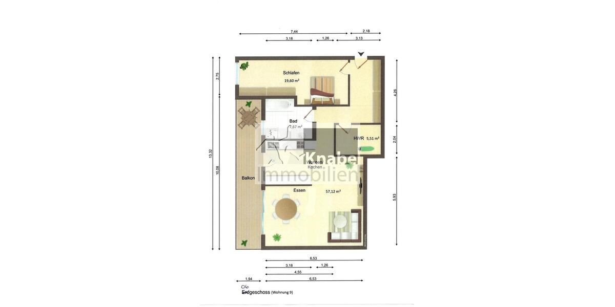 Etagenwohnung Melle Bruchmühlen - 2 Zimmer, 96 m&sup2;, 979&euro; | Angebot:25917985