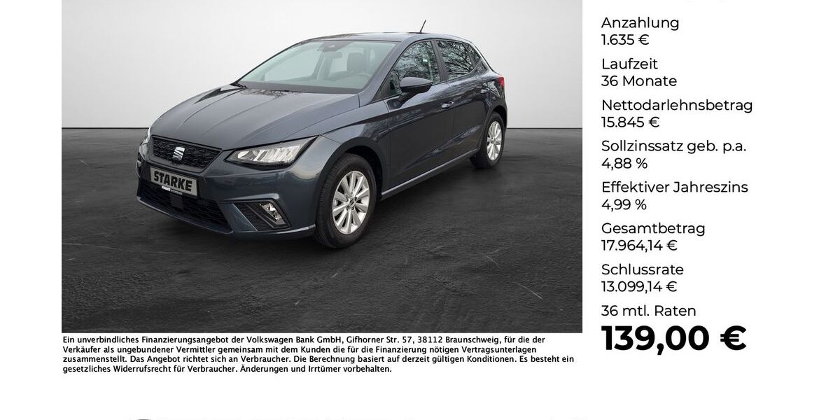 Seat Ibiza 14.779 km 16.990 &euro; Osnabrück 49078