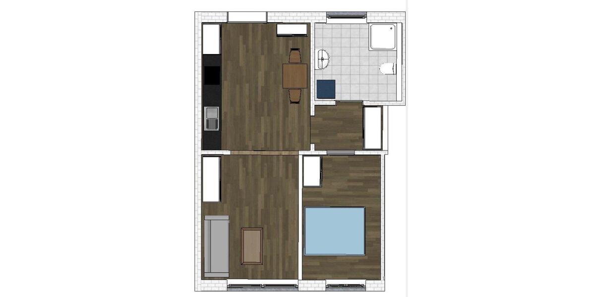Etagenwohnung Georgsmarienhütte - 2 Zimmer, 56 m&sup2;, 660&euro; | Angebot:26403833