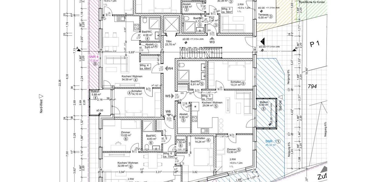 Etagenwohnung Ibbenbüren - 3 Zimmer, 71 m&sup2;, 267.000&euro; | Angebot:26211992