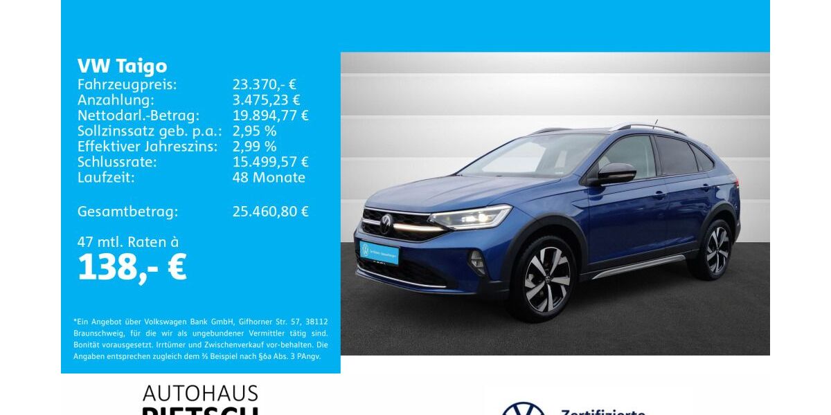 VW Taigo 19.818 km 22.940 &euro; Melle 49324