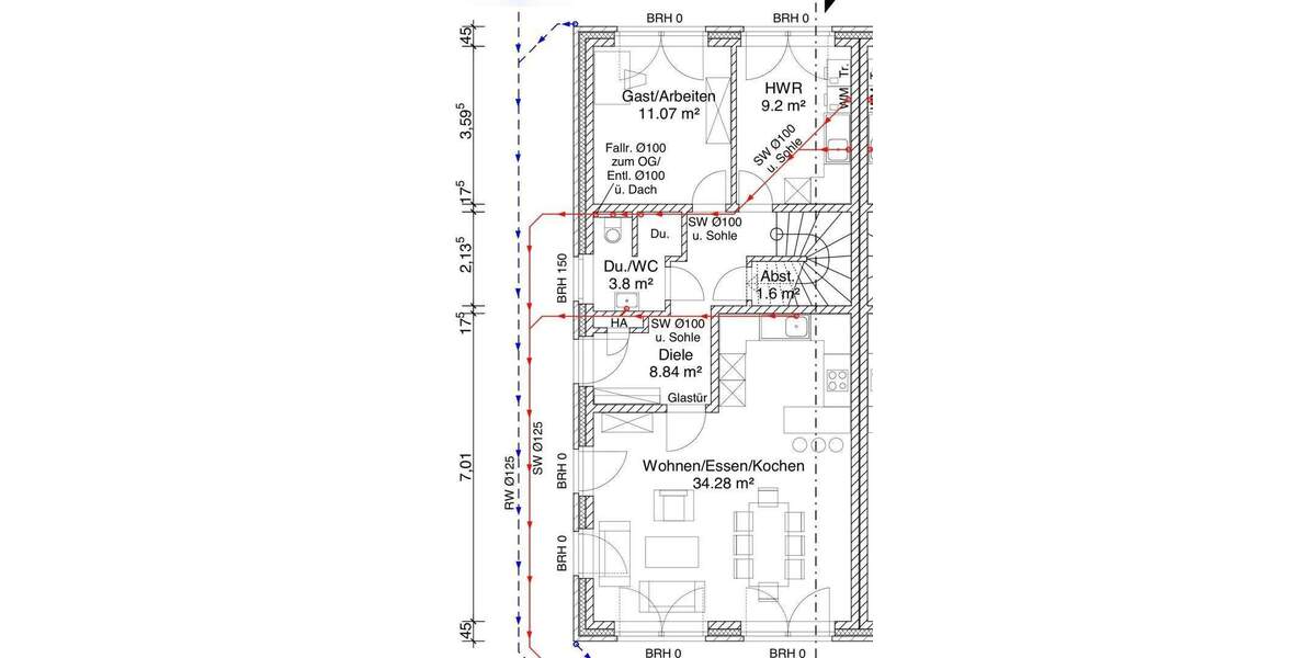 Doppelhaushälfte Bissendorf - 4 Zimmer, 140 m&sup2;, 479.000&euro; | Angebot:25722749