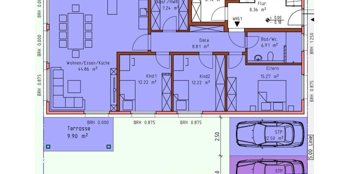 Familienfreundliche Massivbau DHH KfW-55 Standard in OS-Voxtrup 4 zimmer