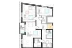 Etagenwohnung Lotte Büren - 3 Zimmer, 94 m&sup2;, 1.128&euro; | Angebot:26673005