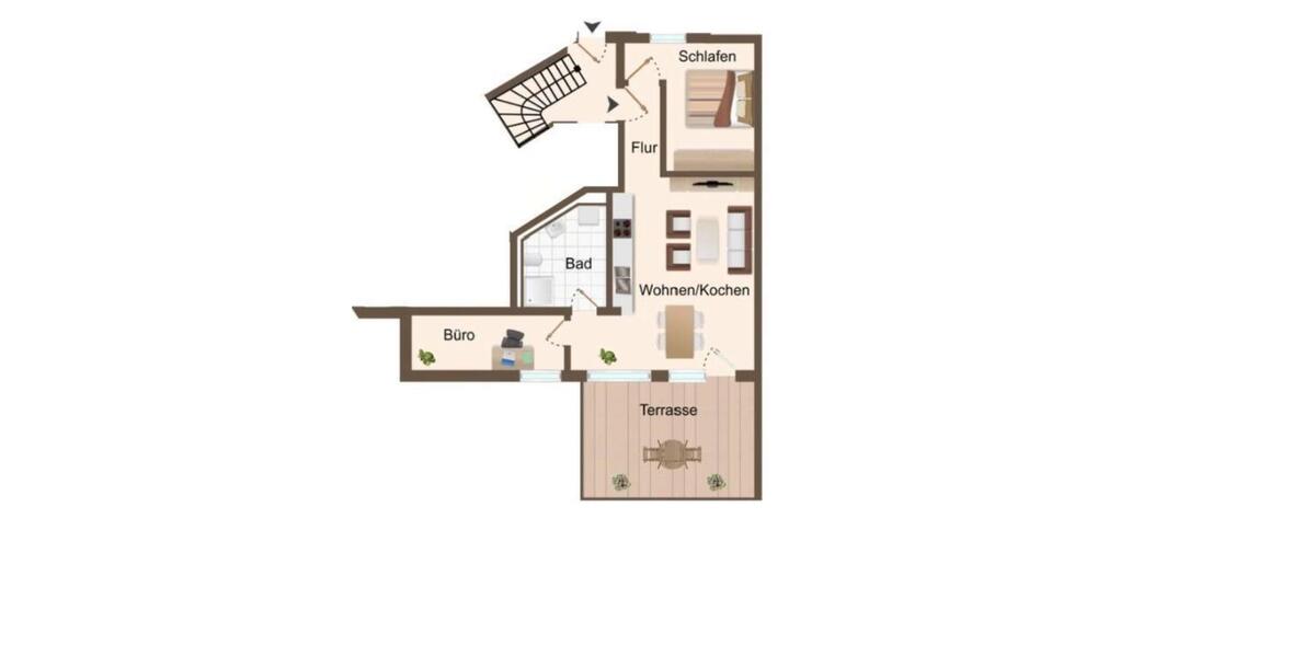 Erdgeschoßwohnung Osnabrück - 3 Zimmer, 69 m&sup2;, 860&euro; | Angebot:26415848