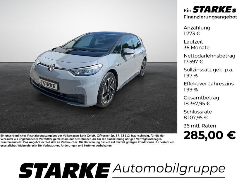 VW ID.3 30.388 km 18.770 € Georgsmarienhütte (Osnabrück) 49124