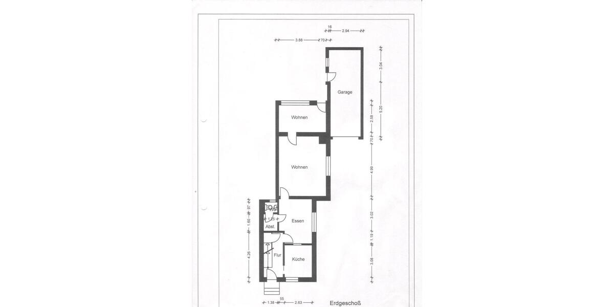 Doppelhaushälfte Bramsche - 3 Zimmer, 91 m&sup2;, 215.000&euro; | Angebot:26536541