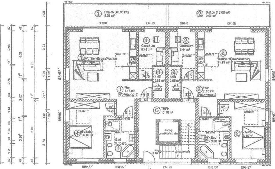 Erdgeschoßwohnung Osnabrück Eversburg - 3 Zimmer, 85 m&sup2;, 1.135&euro; | Angebot:26042338