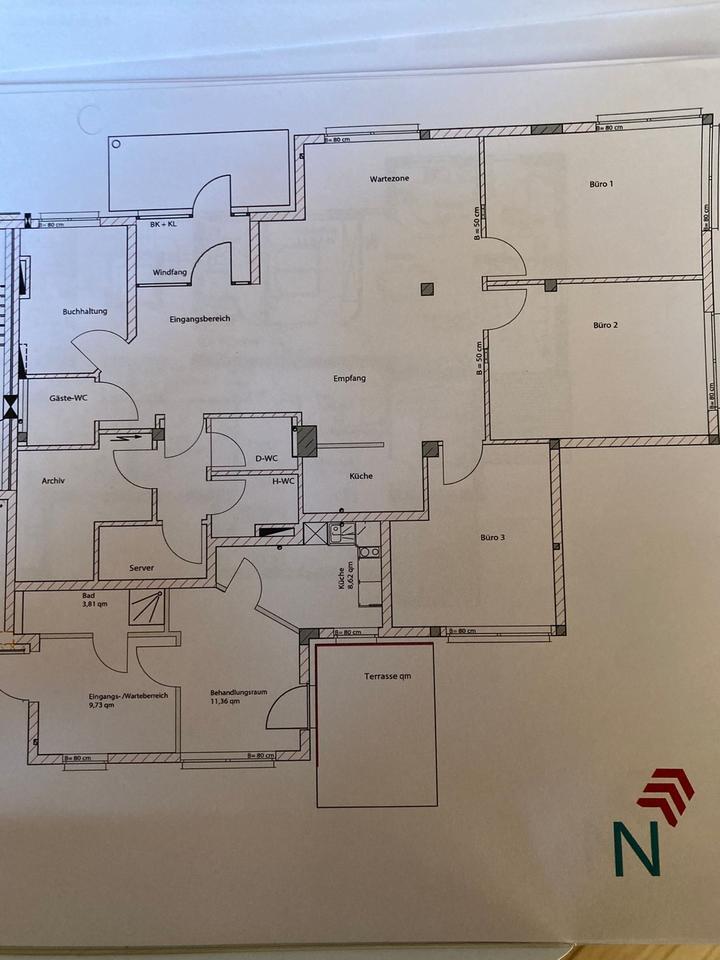 Büro Praxis Geschäftsräume in Dissen a. TW.