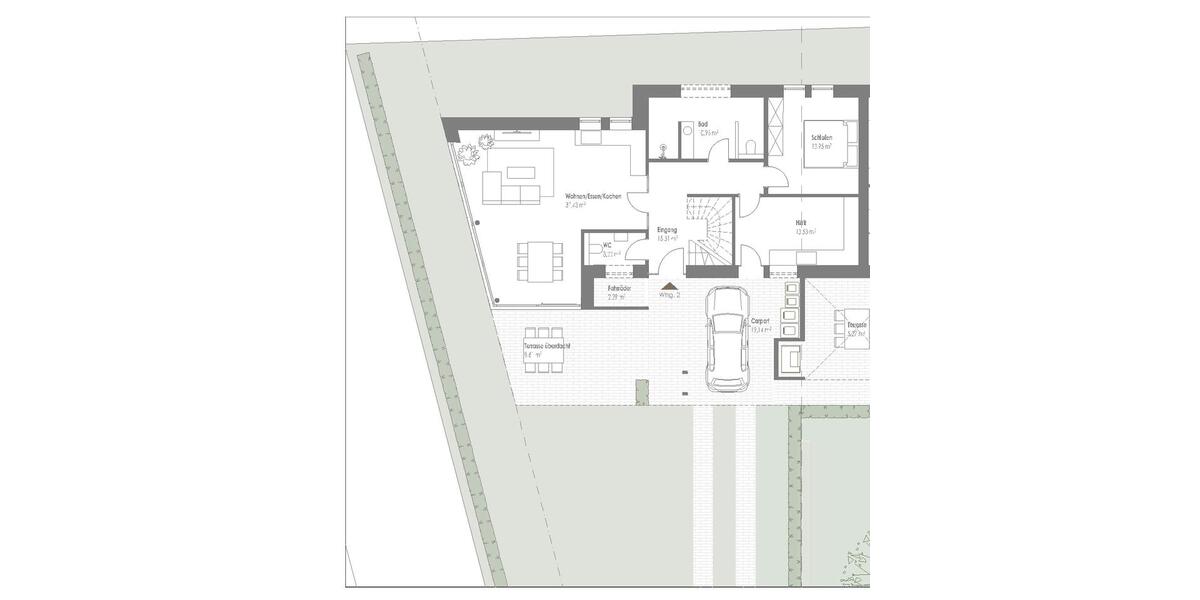 Doppelhaushälfte Damme - 5 Zimmer, 132 m&sup2;, 1.500&euro; | Angebot:23715439