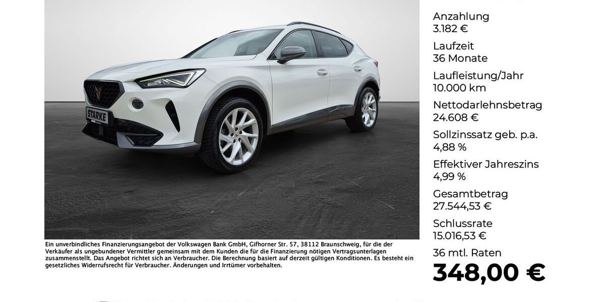 Cupra Formentor 24.886 km 27.490 &euro; Lotte 49504