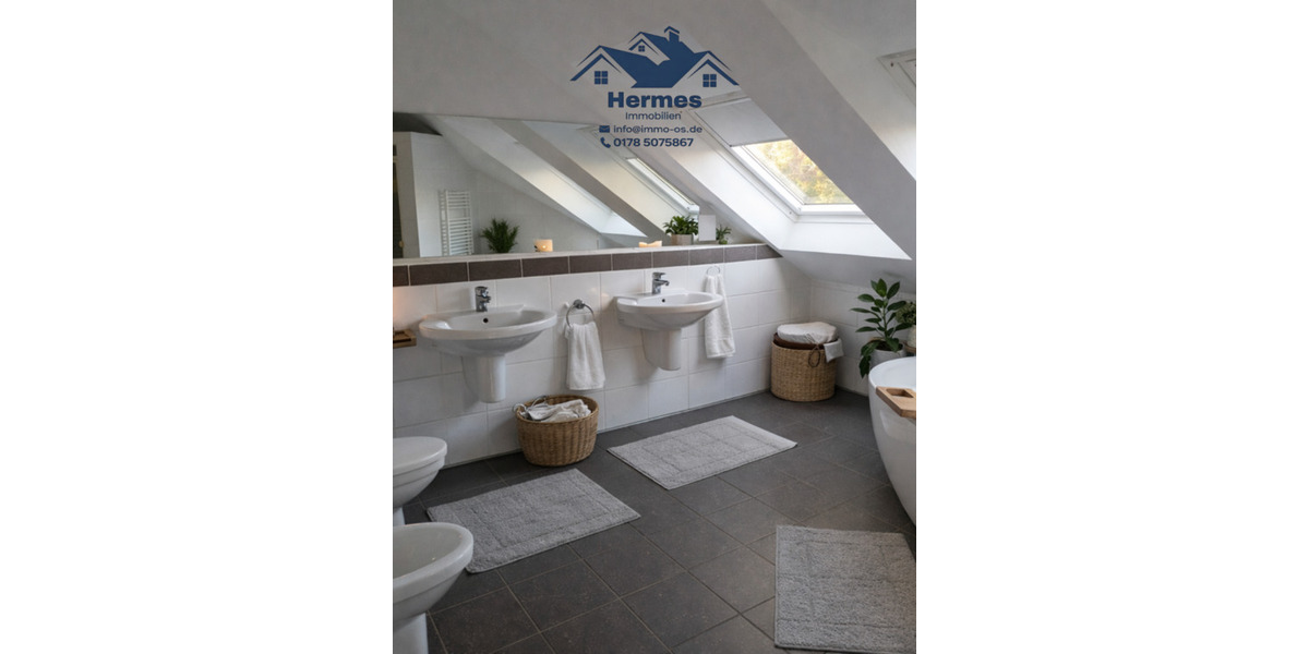 Doppelhaushälfte Bramsche - 5 Zimmer, 134 m&sup2;, 1.350&euro; | Angebot:25750959