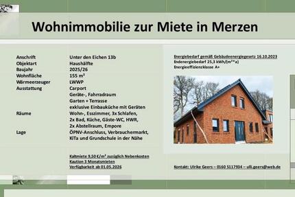 Haus Neuenkirchen - 4 Zimmer, 155 m&sup2;, 1.470&euro; | Angebot:25957145