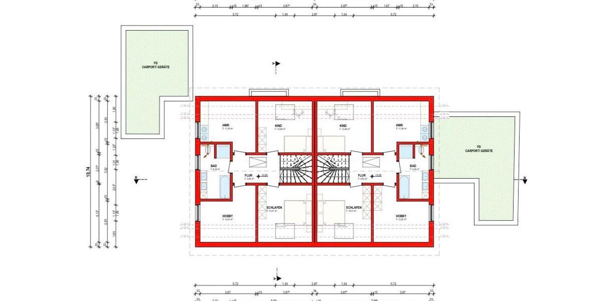Doppelhaushälfte Ostercappeln - 7 Zimmer, 138 m&sup2;, 1.600&euro; | Angebot:26646467