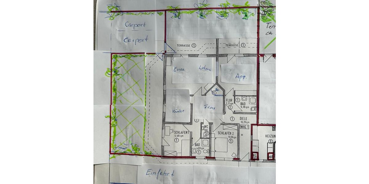Erdgeschoßwohnung Osnabrück Eversburg - 5 Zimmer, 130 m&sup2;, 1.867&euro; | Angebot:26562609