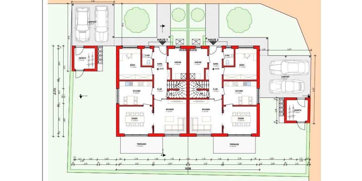 Doppelhaushälfte Ostercappeln - 7 Zimmer, 138 m&sup2;, 1.600&euro; | Angebot:26646467