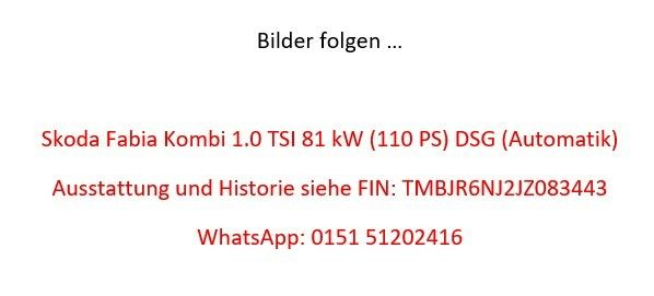 Skoda Fabia 82.000 km 12.444 &euro; Osnabrück 49086