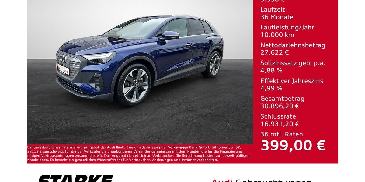 Audi Q4 e-tron 47.939 km 29.670 &euro; Osnabrück 49080