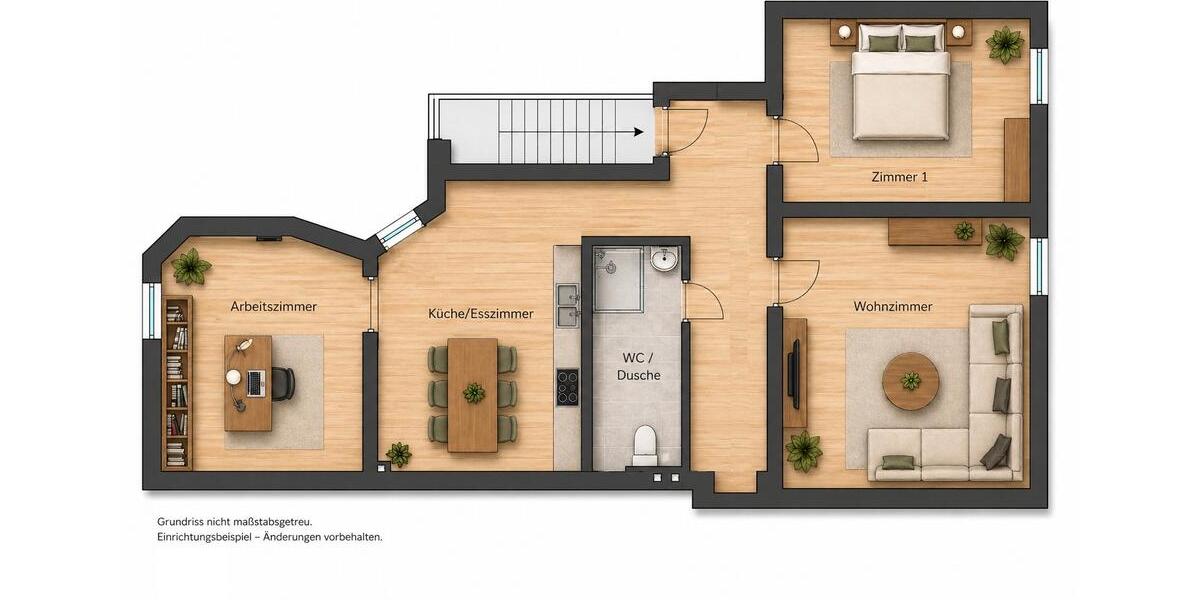 Etagenwohnung Osnabrück Hellern - 3 Zimmer, 63 m&sup2;, 750&euro; | Angebot:26365629