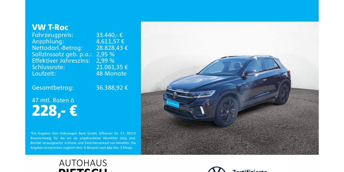 VW T-Roc 12.775 km 33.440 &euro; Melle 49324