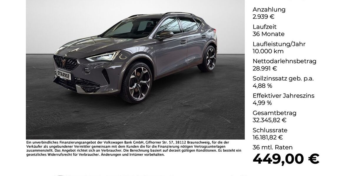 Cupra Formentor 31.753 km 31.930 &euro; Osnabrück 49078