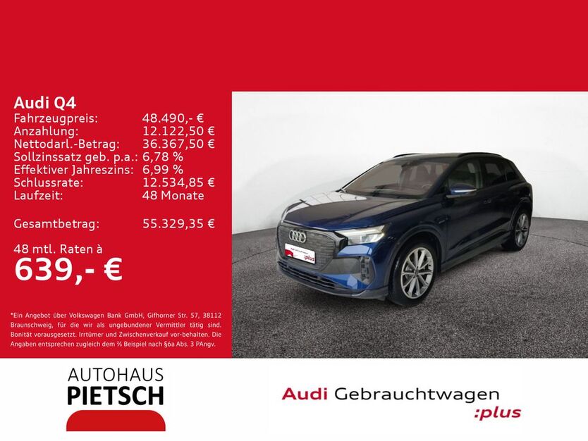 Audi Q4 8.082 km 48.490 € Melle 49324