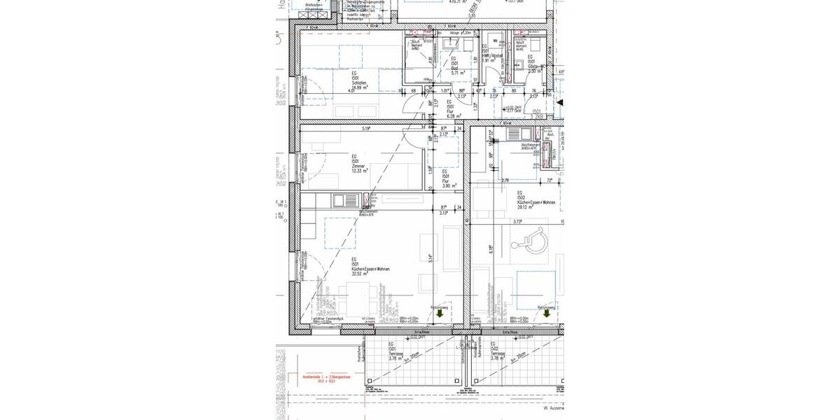 Erdgeschoßwohnung Osnabrück Eversburg - 3 Zimmer, 86 m&sup2;, 1.081&euro; | Angebot:25172514