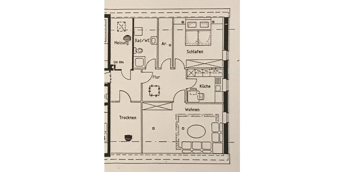 Dachgeschoßwohnung Ibbenbüren Bockraden - 2 Zimmer, 61 m&sup2;, 558&euro; | Angebot:25382881
