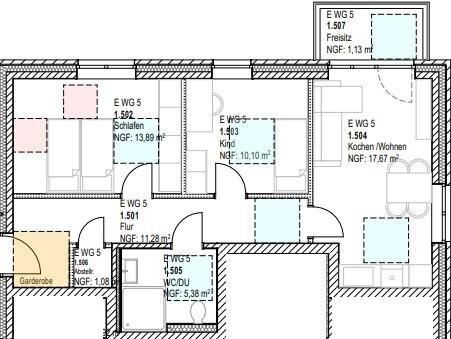 Etagenwohnung Lotte - 3 Zimmer, 61 m&sup2;, 732&euro; | Angebot:26145199
