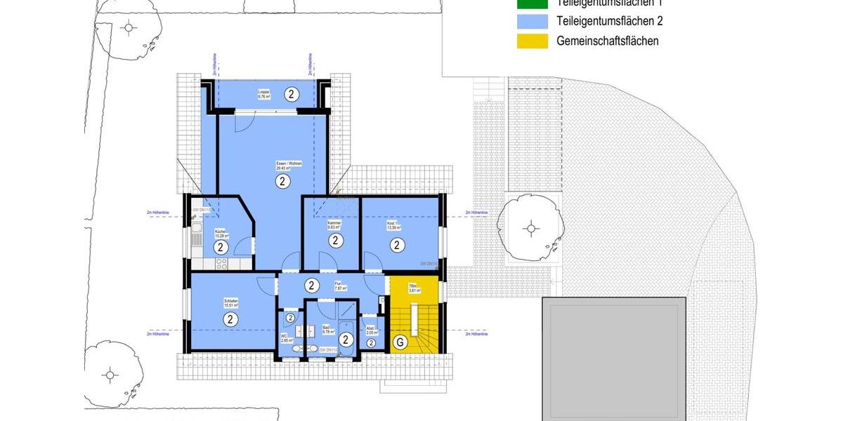 Etagenwohnung Ibbenbüren Bockraden - 4 Zimmer, 91 m&sup2;, 246.500&euro; | Angebot:26493616