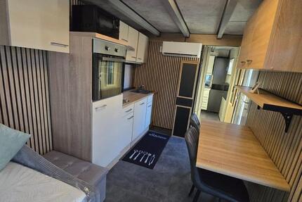 Mobilheim Tiny House Provisionsfrei Vlemmix Wechselpritsche NEU zimmer