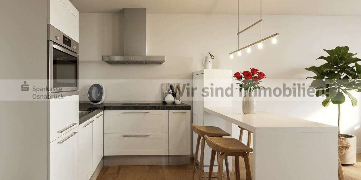 Etagenwohnung Bohmte - 3 Zimmer, 66 m&sup2;, 235.800&euro; | Angebot:26283941
