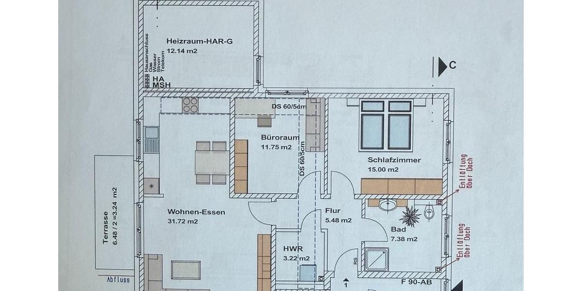 Erdgeschoßwohnung Ibbenbüren Bockraden - 3 Zimmer, 78 m&sup2;, 780&euro; | Angebot:26284305