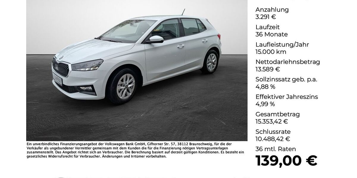 Skoda Fabia 10.535 km 16.880 &euro; Versmold 33775