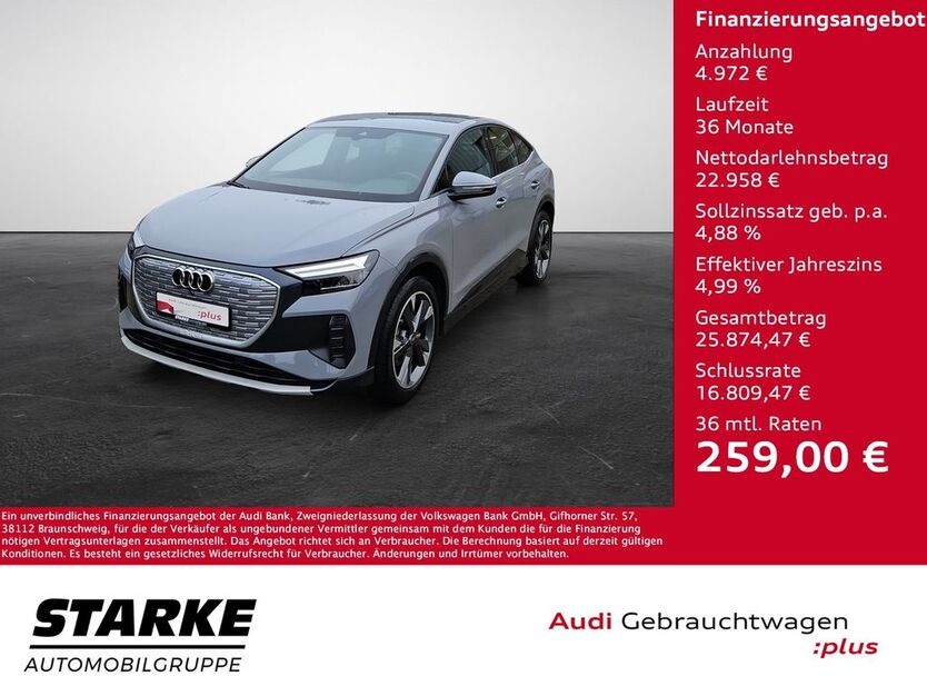 Audi Q4 e-tron 19.729 km 27.930 € Osnabrück 49080