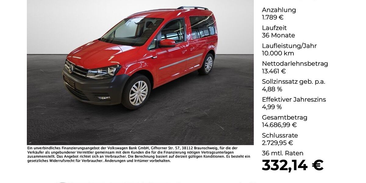 VW Caddy 141.230 km 15.250 &euro; Ibbenbüren 49477