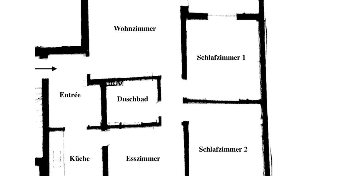 Etagenwohnung Osnabrück Eversburg - 4 Zimmer, 83 m&sup2;, 980&euro; | Angebot:26098134
