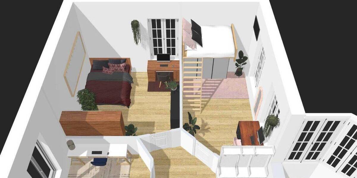 Etagenwohnung Osnabrück Innenstadt - 4 Zimmer, 102 m&sup2;, 460&euro; | Angebot:26716647