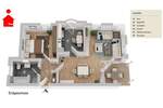 Etagenwohnung Ibbenbüren Stadt - 2 Zimmer, 66 m&sup2;, 225.000&euro; | Angebot:25798106