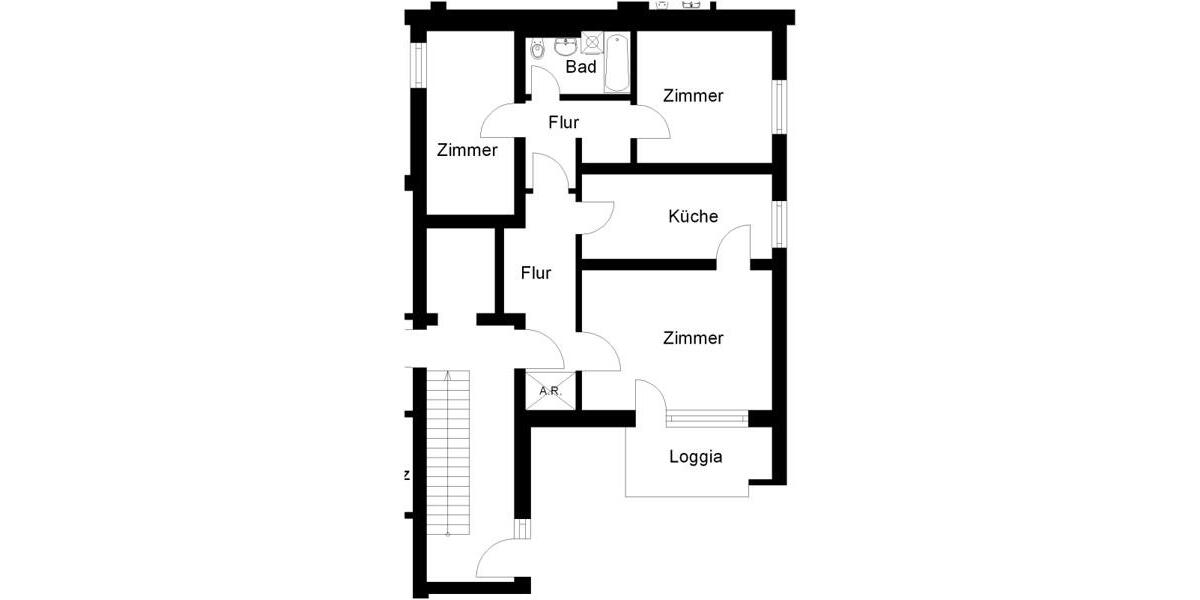 Erdgeschoßwohnung Osnabrück Eversburg - 3 Zimmer, 77 m&sup2;, 816&euro; | Angebot:25425005
