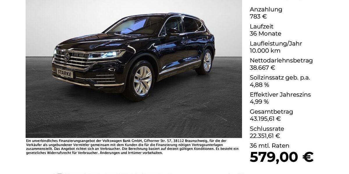 VW Touareg 67.333 km 38.790 &euro; Ibbenbüren 49477