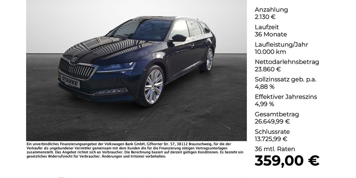 Skoda Superb 112.322 km 25.490 &euro; Georgsmarienhütte 49124