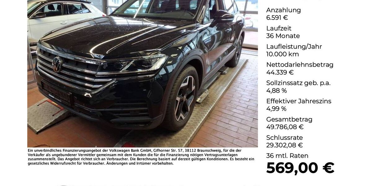VW Touareg 37.493 km 50.445 &euro; Osnabrück 49078