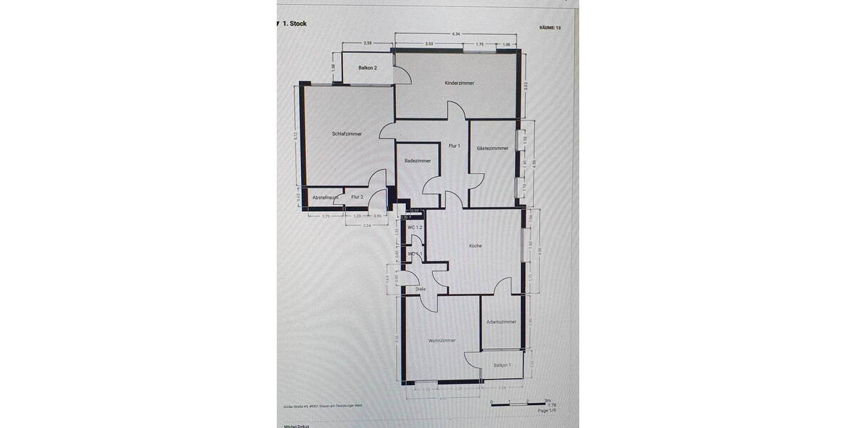 Etagenwohnung Dissen Dissen - 5 Zimmer, 133 m&sup2;, 1.490&euro; | Angebot:26837591
