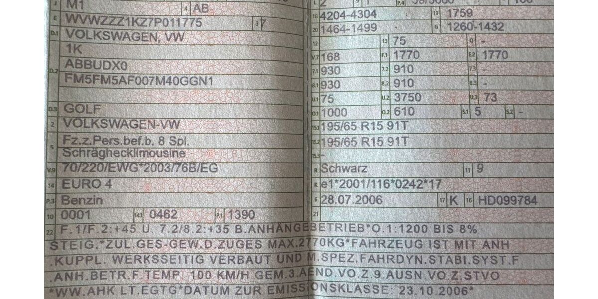 VW Golf 160.000 km 3.000 &euro; Ibbenbüren 49477