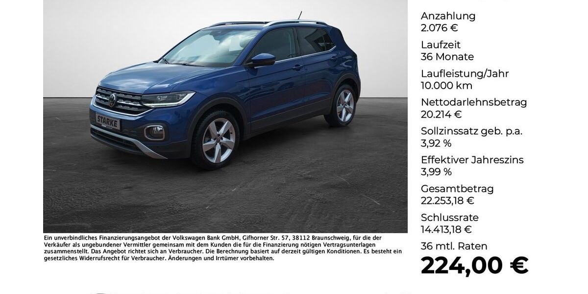 VW T-Cross 50.590 km 22.290 &euro; Versmold 33775