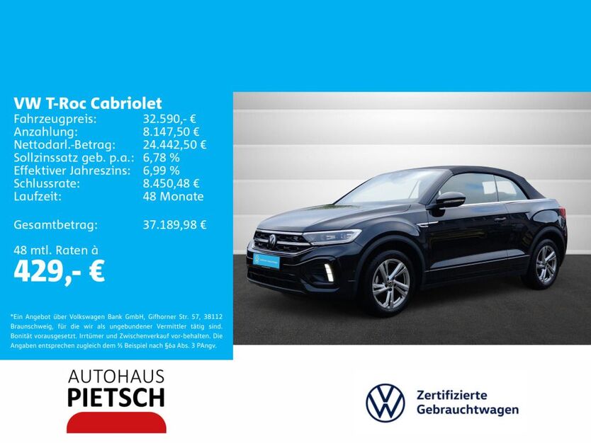 VW T-Roc 24.874 km 32.590 € Melle 49324