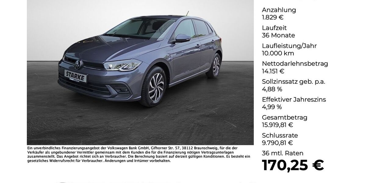 VW Polo 80.566 km 14.980 &euro; Ibbenbüren 49477