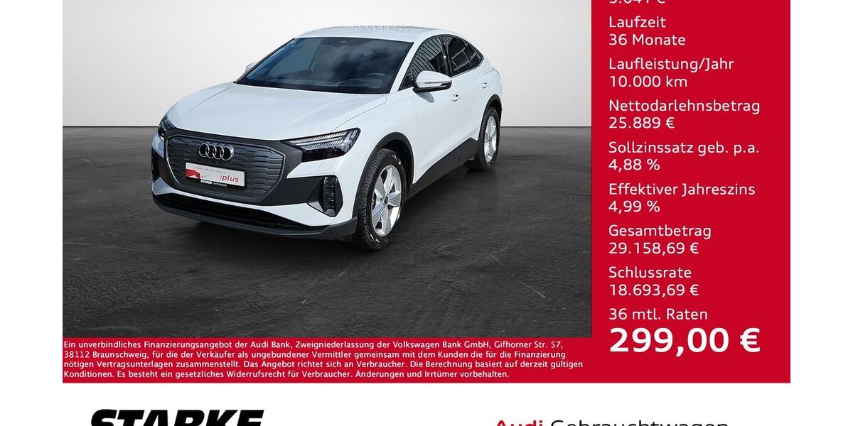 Audi Q4 e-tron 30.916 km 29.940 &euro; Osnabrück 49080